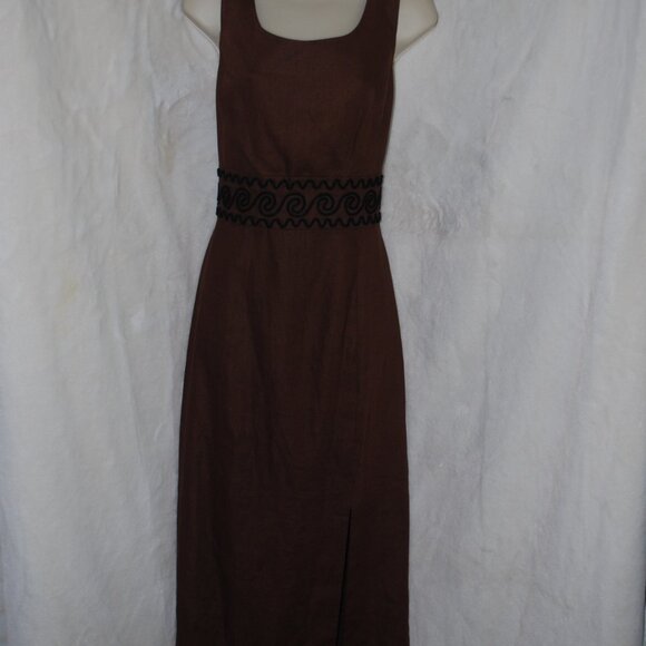 Lovely Maggy London Linen Dress size 12 - Picture 4 of 8